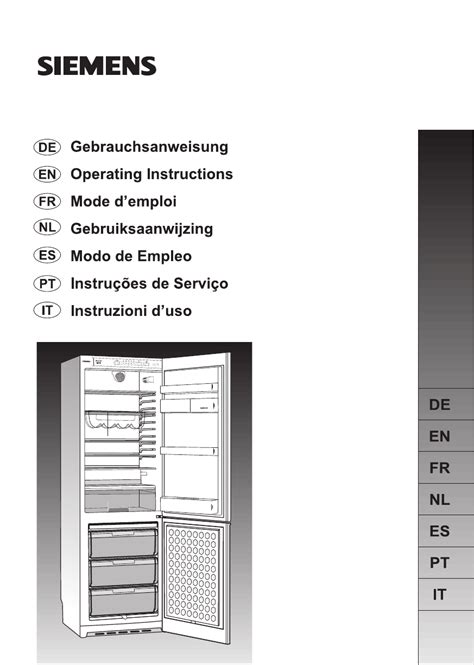 Siemens KG33VX05 Handleiding Nederlands 100 Pagina S