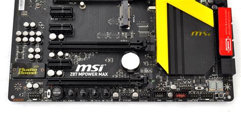 MSI Z87 MPower Max Overclocking Mainboard Im Test I O Panel