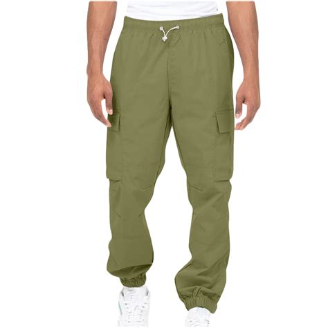 Cargo Pants For Men With Pockets Cotton Hiking Sweatpants Military Combat Pant Tactical Outdoor