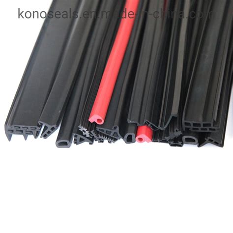 Extruded EPDM Rubber Seal Strip For Doors Window Sealing Profile