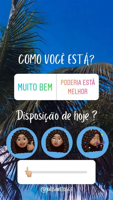 Story interativo Instagram Vídeo em 2021 Ideias instagram Legendas