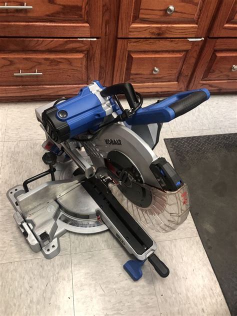 Kobalt 12” Compact Sliding Dual Bevel Miter Saw 0857242 For Sale In Austin Tx Offerup