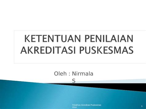 DOCX Ketentuan Penilaian Akreditasi Puskesmas DOKUMEN TIPS