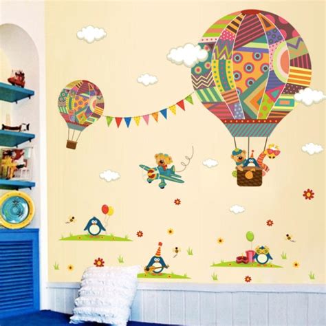 Hot Air Balloon Wall Decal Etsy