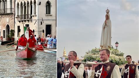 La Madonna Pellegrina Di Fatima Arriva A Venezia Con Un Lungo Corteo Acqueo