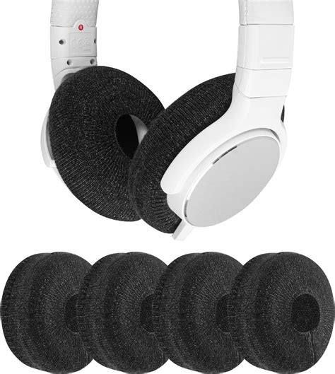 Geekria 2 Pairs Flex Fabric Headphones Ear Covers Washable And Stretchable Sanitary Earcup