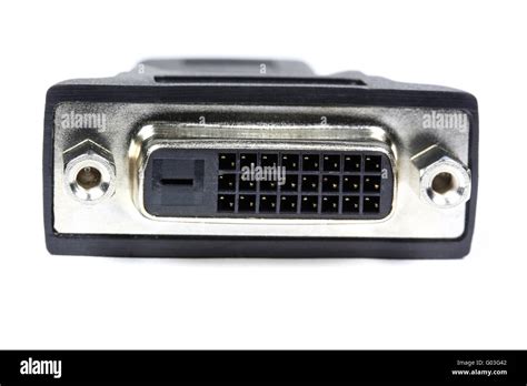 dvi plug  res stock photography  images alamy