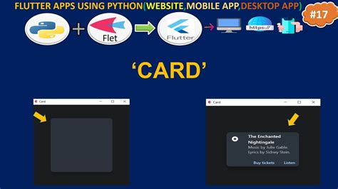 Flet Card Python ile Flutter Uygulaması Yap Create Flutter Apps