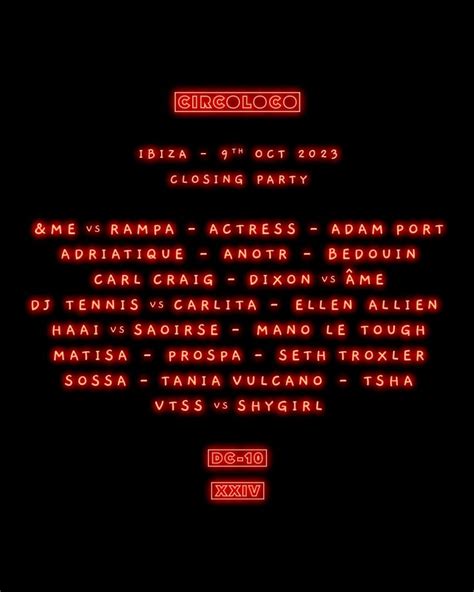 Circoloco at DC-10 Ibiza, the closing party 2023! | Ibiza by night