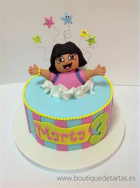 La Boutique De Las Tartas Cake Design Tarta Dora La Exploradora En 3d