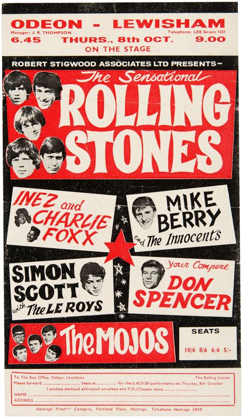 Rolling Stones Concert Rolling Stones Tour Tour Posters Gig Posters