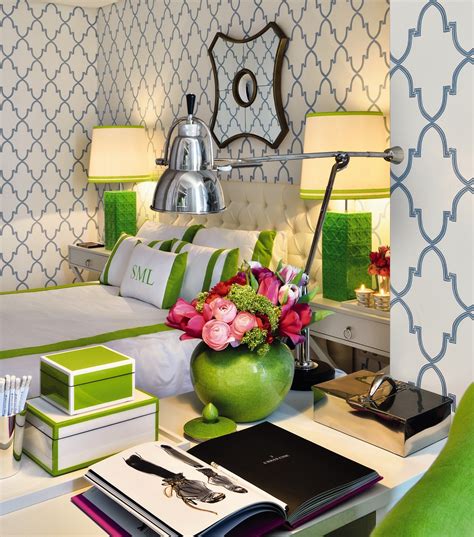 traditional bedroom green - Interiors By Color