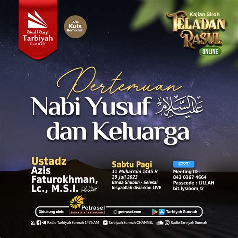 Pertemuan Nabi Yusuf Alaihissalam Keluarga Teladan Rasul Ustadz