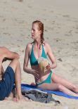 Marg Helgenberger Bikini Candids St Barts December