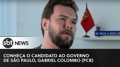 SBT News entrevista candidato ao Governo de São Paulo Gabriel Colombo