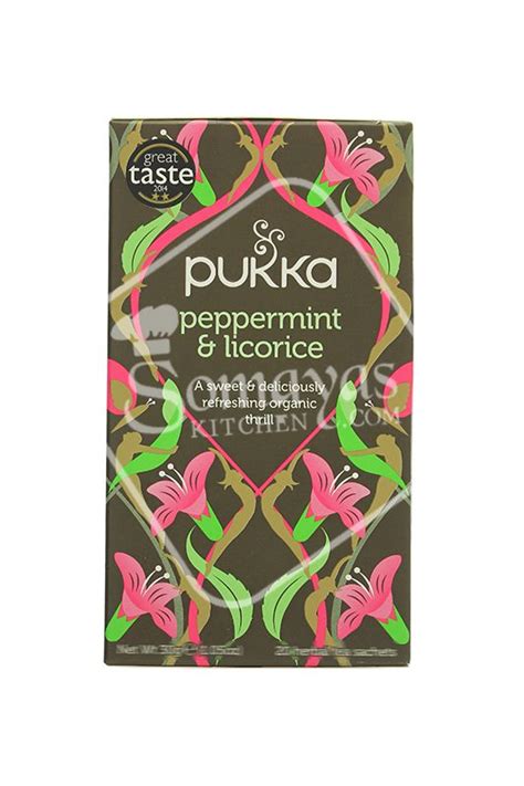 Pukka Peppermint And Licorice Organic Tea 20 Sachets • Hallans