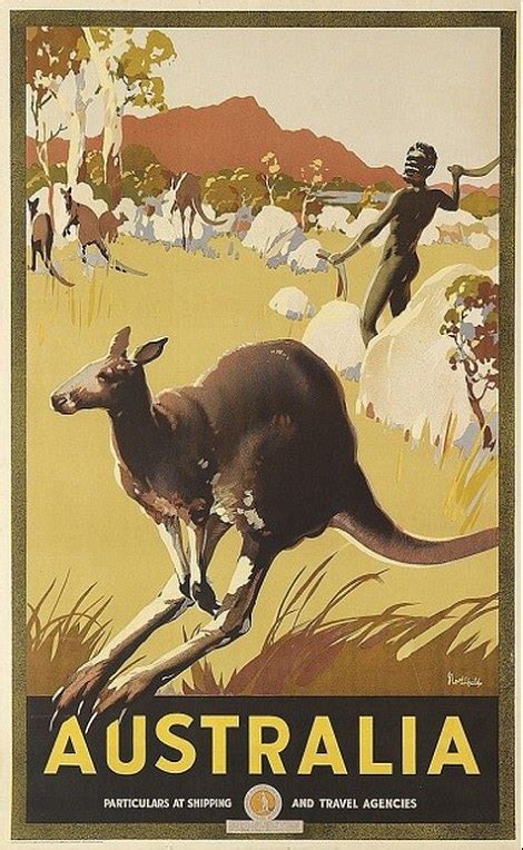 Rare Posters Depicting Iconic Images Of Golden Age Of Australian Travel