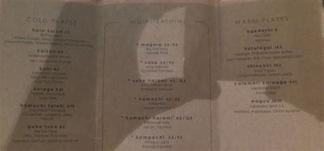 Naked Fish Japanese Bistro Restaurant Menu SLC Menu