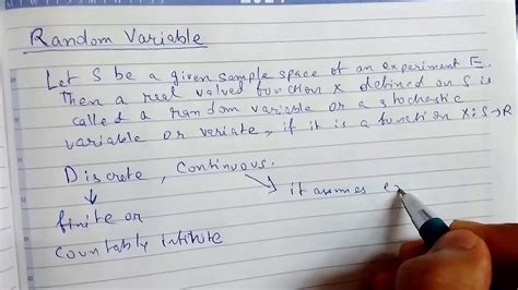 probability  random variable  variate youtube