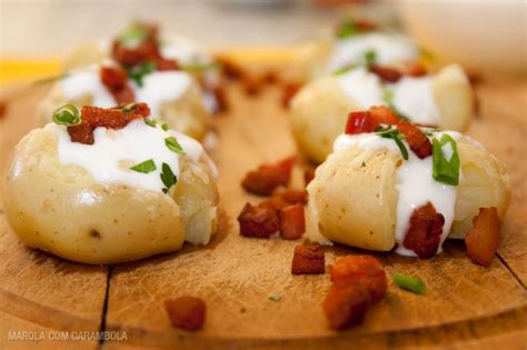 Batatas Ao Murro Bacon E Maionese Veja A Receita Receitas