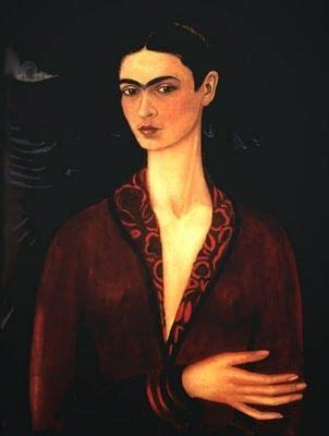 Autorretrato Em Um Vestido De Veludo Frida Kahlo E Suas Pinturas