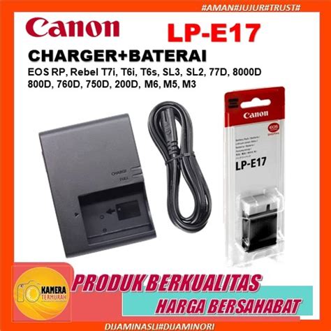 Jual Canon Battery Kamera Lp E Baterai For Charger Lc E E Batrai