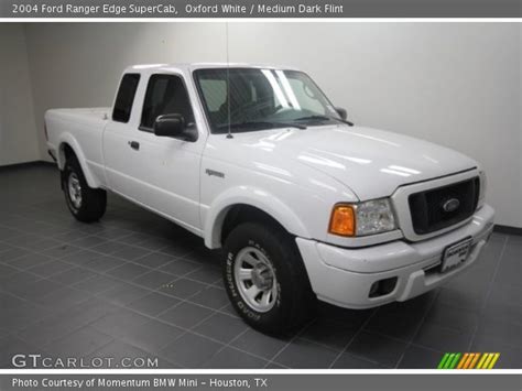 Oxford White Ford Ranger Edge Supercab Medium Dark Flint