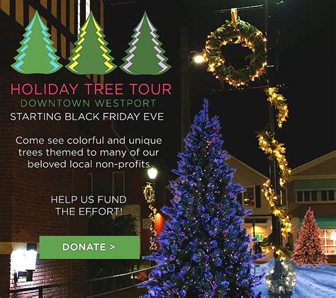 Designer Trees Downtown Shine Light On Good Causes For The Holidays Westport Journal