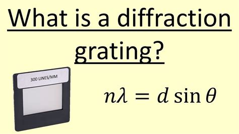 What Is A Diffraction Grating Youtube