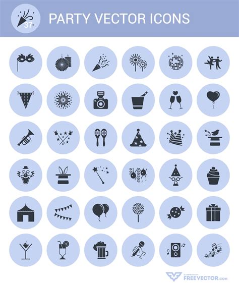 Free 37 Party Vector Icons - graphberry.com