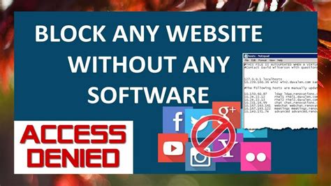 How To Block Any Website On Your Computer And Laptop Website Ko Block