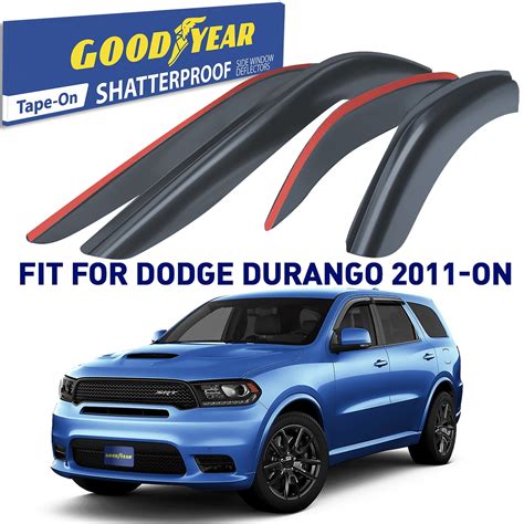 Goodyear Shatterproof Window Deflectors For Dodge Durango