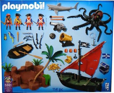 Playmobil Set 5881 Usa Pirates Super Set Klickypedia In 2023