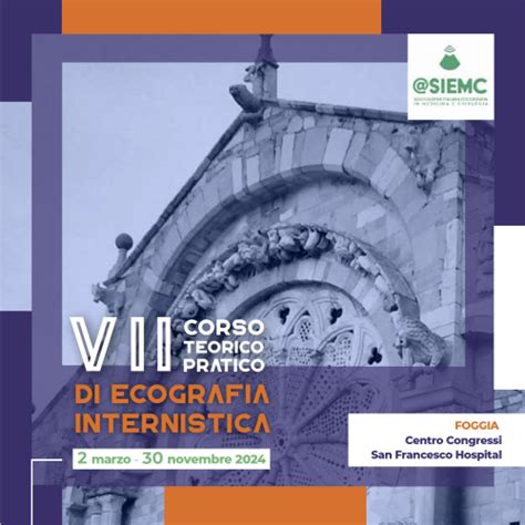 VII Corso Di Ecografia Internistica 2 Marzo 30 Novembre FOGGIA