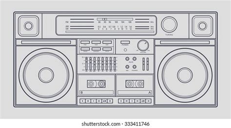 812 Boombox Silhouette Images Stock Photos And Vectors Shutterstock