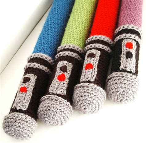 Dsc Star Wars Light Saber Blue Lightsaber Amigurumi Pattern