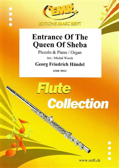 Entrance Of The Queen Of Sheba Von Georg Friedrich H Ndel Fl Te Noten