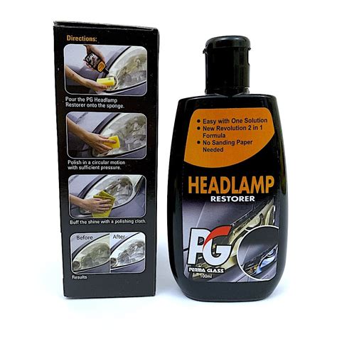 Pg Perma Glass Headlight Restoration Kit