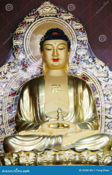 Figures Of Buddha In China Stock Image Image Of Badachu 4536145