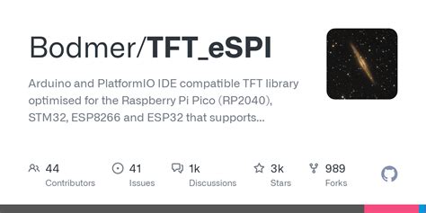 TFT ESPI ST7735 Rotation H At Master Bodmer TFT ESPI GitHub