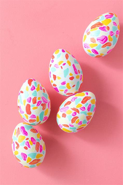 DIY Terrazzo Easter Eggs Club Crafted Semana Santa De Manualidades