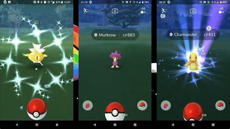 Pokemon Go New Shiny Pokemon Catch Screen Youtube