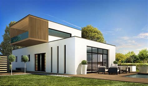 Plan Maison Moderne 2 Etages Home Alqu