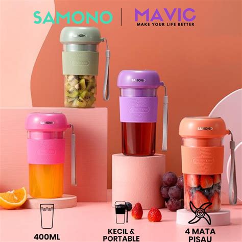 Jual Samono Sw Y Portable Blender Mini Juicer Shopee Indonesia