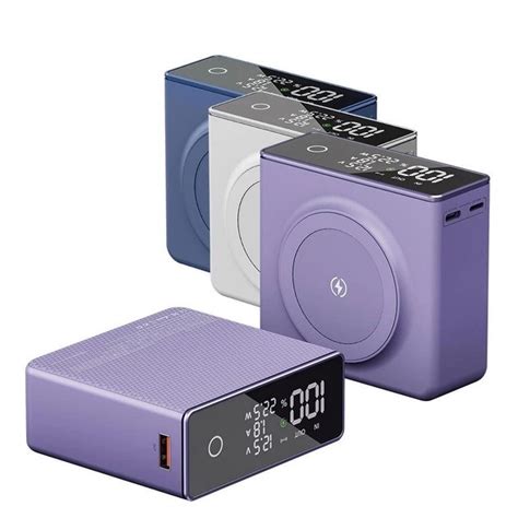 20000 mAh KUBE УМБ магнитный повербанк безпроводной MagSafe Power Bank ...