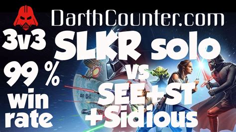 SKLR Solo Vs SEE ST Sidious SWGOH 3v3 YouTube