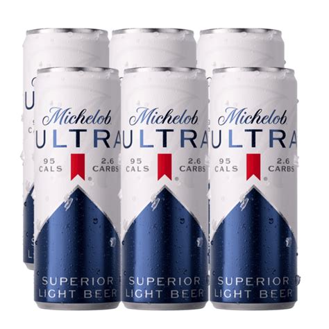 Cerveza Clara Michelob Ultra 6 Pack De 355 Ml Lata Soriana