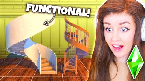 We Finally Have FUNCTIONAL Proper Spiral Staircases In The Sims 4