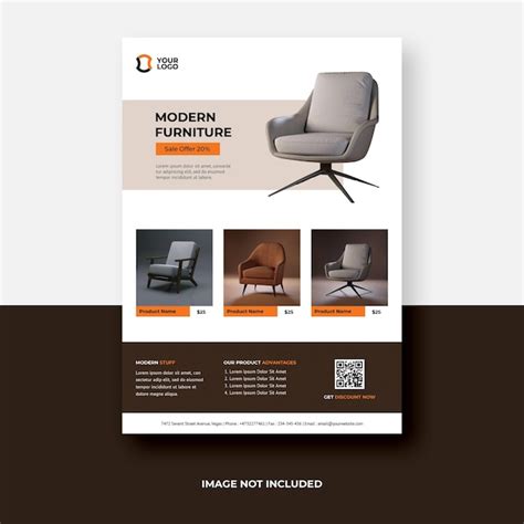 Premium Psd A4 Furniture Sale Flyer Template Design