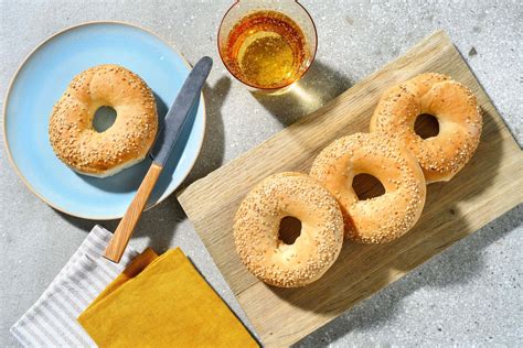 Bagels aux graines de sésame Recette HelloFresh